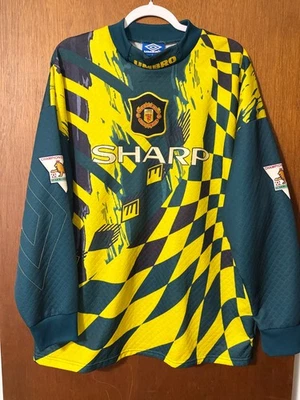 Camiseta 1994 - 1997 Manchester United GK #1 SCHMEICHEL L 8,5/10 Foto 1 de 4