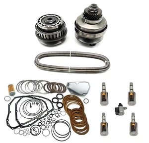 JF015E RE0F11A Transmission Master Rebuild Kit Solenoid Pulley Belt Chain Set - Picture 1 of 19
