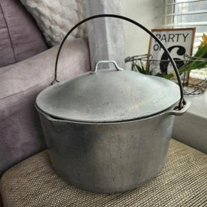 Vintage Super Maid Supreme Cookware Aluminum Pot With Lid 10” - Picture 1 of 10