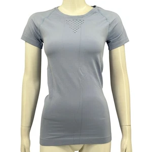 Z by Zella Top Womens XS Blue Harmony Seamless Breathable Workout Gym Athletic - Picture 1 of 6