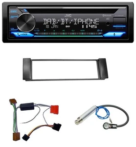JVC Bluetooth MP3 USB DAB CD Autoradio für Audi A3 8L 00-03 A6 C5 00-04 Aktivsys - Bild 1 von 9