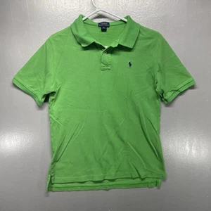 Polo Ralph Lauren Polo Shirt Green Boys Size XL (18-20) - Picture 1 of 7