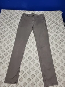 Adriano Goldschmied AG The Marshall Slim Trouser Gray Chino Pants Sz 32R - Picture 1 of 5