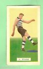 1930S Hoadley's Victorian Footballers Card #32  J. Evans, Geelong