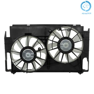 Radiator Condenser Cooling Fan Assembly 2013 14 2015-2018 For Toyota RAV4 Center - Picture 1 of 12