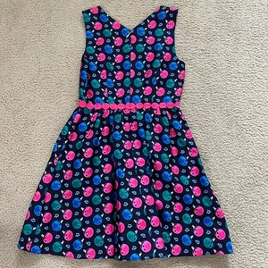 Draper James Women Dress Gracie Silk Blend Sleeveless Fit Flare size 2  - Picture 1 of 13