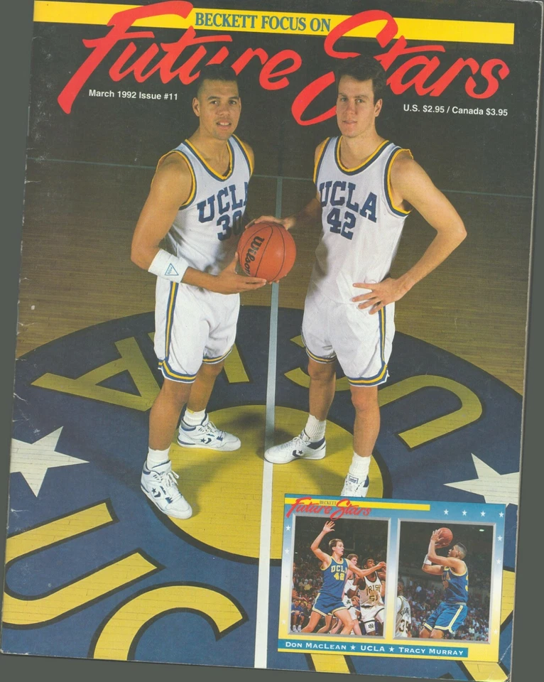 MARCH 1992 BECKETT FUTURE STARS - DON McLEAN & TRACY MURRAY // UCLA - Image 1 of 1