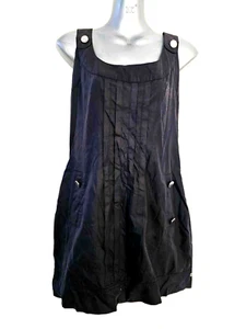 SASS AND BIDE Black Tunic T Back Dress Lined EU42 US6 - Picture 1 of 2