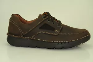 Clarks Unstructured UN Unnature Time Leder Halbschuhe Herren Schnürschuhe - Bild 1 von 6