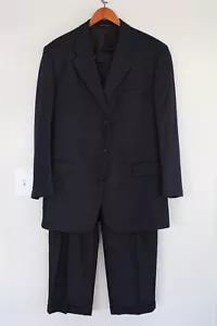 TRAJE DE 2 PIEZAS AZUL MARINO COPPLEY ERMENEGILDO ZEGNA 100% LANA CHAQUETA 40L Y 35 PANTALONES - Imagen 1 de 7