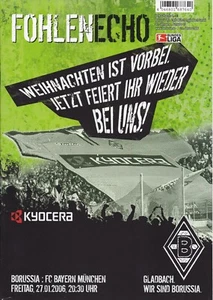 Programm Borussia Mönchengladbach - FC Bayern München 27.01.2006 - 1. Liga 05/06 - Bild 1 von 1