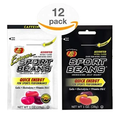 Jelly Belly Sport Beans - Assorted and Extreme Assorted With Caffeine - 12 Pack - Image 1 of 4