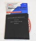 Bell Tri-Fold Document Wallet Organizer w Key Pocket Black 11003-8 Hopkins