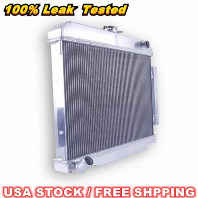 Radiador de aluminio para Jeep CJ5/CJ6/CJ7 1972-1986 1973 1974 1975 1976 1977 1978 Foto 1 de 4