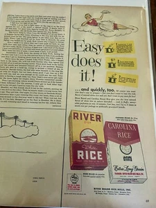 Pubblicità riso marca fiume 1954 vintage - Foto 1 di 1