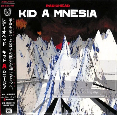 Radiohead NEW 3 CD(UHQCD) "Kid A Mnesia" Gatefold Cardboard Sleeve Japan OBI - Image 1 of 2