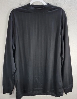 Mens Ping Collection Dry Fiber Dynamics Golf Long Sleeve Black Shirt Sz L - Image 1 of 4