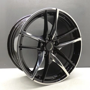 TOYOTA SUPRA MK5 19" BLACK POLISHED ALLOY WHEEL RIM 10J OEM REAR GENUINE X1 - Picture 1 of 17