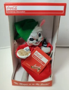 Annalee Doll 6” Treats For Santa Mouse 2012 Cookies & Coca Cola - Picture 1 of 4