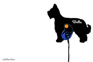 Briard Dog - Nombre Personalizado Perro Correa - Gancho de Pared - Imagen 1 de 3