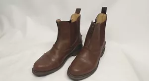 Hunter Musselburgh Leather Chelsea Riding Boots Brown UK7 Equestrian With Bag - Picture 1 of 13