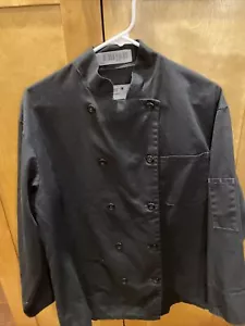 Softuf Men Women Unisex Chef Coat Jacket Kitchen Work Cook Uniform LS Medium CH6 - Picture 1 of 15