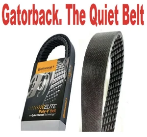 Continental Elite GATORBACK Poly-V Belt 4100437 Quiet Channel Tech 10PK1110 - Picture 1 of 10
