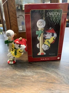 1998 Carlton Cards "To The Rescue" Fire Department Christmas Ornament - Picture 1 of 4