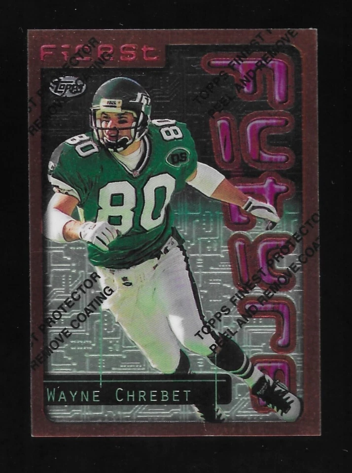 WAYNE CHREBET - 1996 Topps Finest "Future" - #76 - Jets - Comb. Shipping - - Image 1 of 1