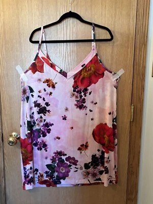 VESTIDO Soma Cool Nights Chemise (no solo un top) Drama Florece Bonito XXL NUEVO CON ETIQUETAS Foto 1 de 4