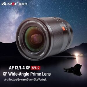 Viltrox 13mm F1.4 Wide Angle Auto focus Lens For Fuji X mount Camera X-Pro2 X-E4