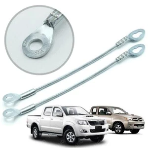 2 piezas. Cable de cable plateado para puerta trasera para camioneta Toyota Hilux Vigo MK6 - Imagen 1 de 6