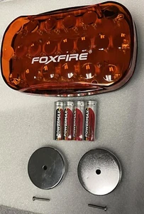 FoxFire Light - Amber 26 Bright LED's, new, w/ 4 AA Batteries & 2@ 25# Magnets - Picture 1 of 5