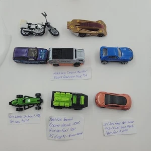 8-Piece Hot Wheels & Matchbox Diecast Vehicle Lot (Cars, Trucks, Motorcycle) - Picture 1 of 20