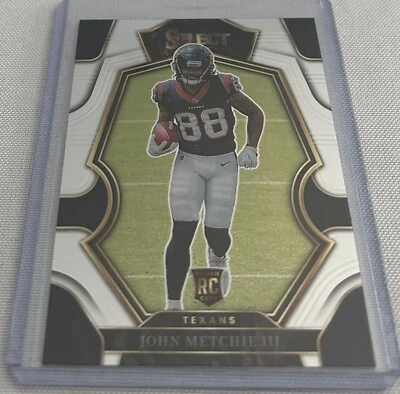 2022 Panini Select Football John Metchie III Houston Texans Premier Level Rookie - Image 1 of 4