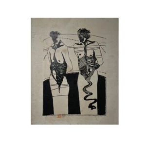 HUMBERTO CASTRO. Incisione. Litografia. Arte contemporanea. arte cubana. - Foto 1 di 7