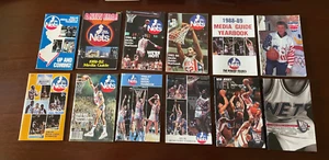 Set of 12 - 1980-89, 1992, 1997, 2001 New Jersey Nets - Media Guide - NBA - Picture 1 of 9