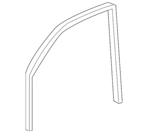 2004-2007 gm Buick Rainier driver window RUN CHANNEL left 15857605 oem - Picture 1 of 1