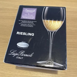 Luigi Bormioli Diamante Riesling 380ml White Wine 4pc Glasses Set Drink Cup - Picture 1 of 8
