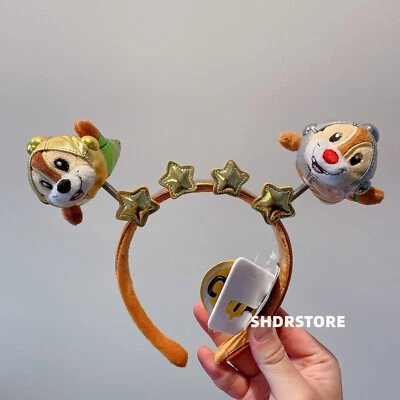 迪士尼正品可爱 Chip dale 米妮鼠标耳头带上海迪士尼乐园 — 第 1/4 张图片