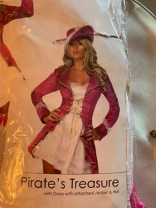 Karneval Fasching Kostüm Piratin Kleid  Hut  Gr. 36 - Bild 1 von 5