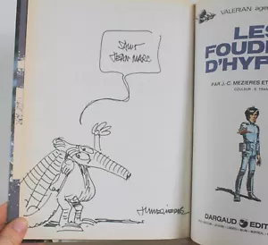 Les Foudres d'Hypsis Christin Mézières 1985 EO ZEICHNUNG HOMMAGE SIGN Baldrian 12 - Bild 1 von 8