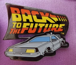 Back to the Future Pin. Universal Studios. BTTF ride delorean. Mcfly 80s slides - Picture 1 of 1