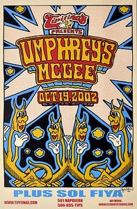 Umphrey’s McGee 2002 Concert POSTER - Picture 1 of 1