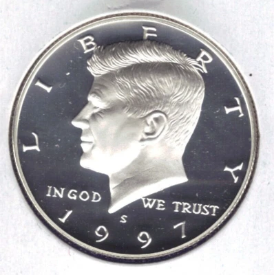 1997-S PROOF KENNEDY HALF DOLLAR - Image 1 of 2