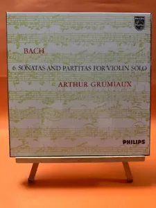ARTHUR GRUMIAUX - BACH: 6 SONATAS AND PARTITAS FOR VIOLIN SOLO 3LP 200g GERMANY - Picture 1 of 8