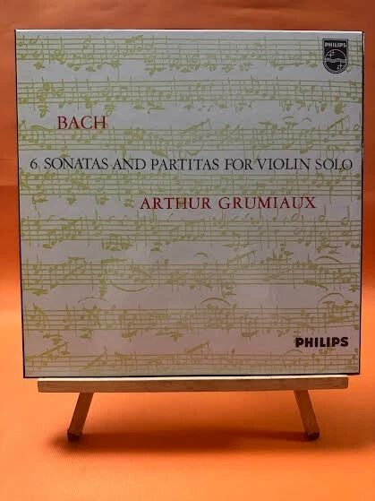 ARTHUR GRUMIAUX - BACH: 6 SONATAS AND PARTITAS FOR VIOLIN SOLO 3LP 200g GERMANY - Image 1 of 4