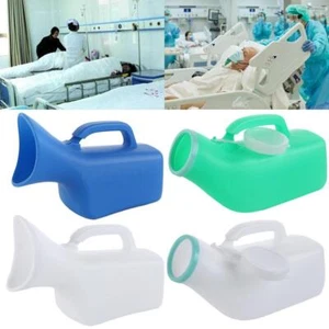 1200ml Urinal Men Women Night Pot with Lid Elderly Portable Urinary Bottle - Picture 1 of 14