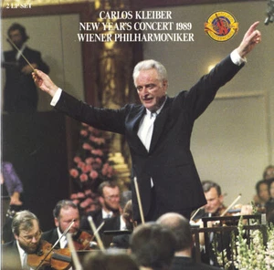 2LP Gatefold CBS M2X-45564 New Year's Concert 1989 CARLOS KLEIBER Vienna PO NM- - Picture 1 of 3