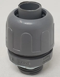 Cantex 6441001 1/2" Enviro-Flex Straight Connectors Liquidtight Flexible Qty 100 - Picture 1 of 3